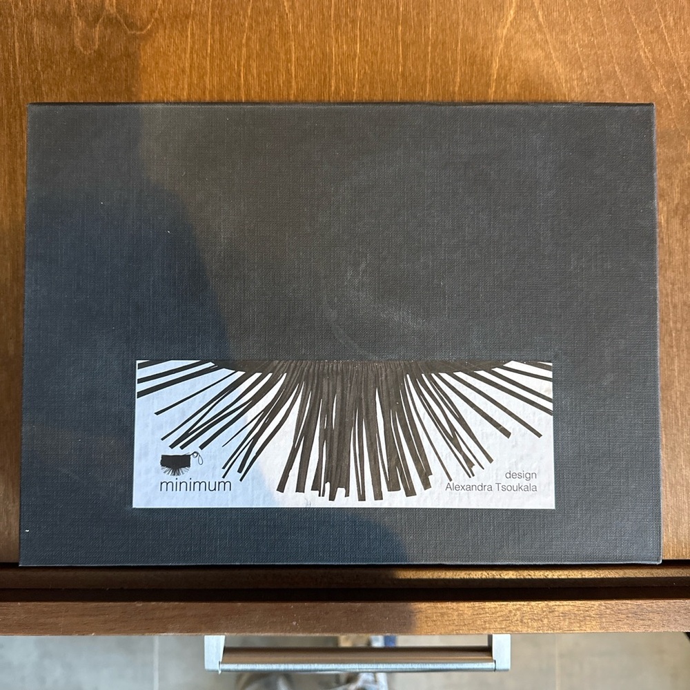 ✨ Alexandra Tsoukala “Minimum Design” Silver Fringe Clutch / Crossbody ✨ NWT&Box - Picture 2 of 7